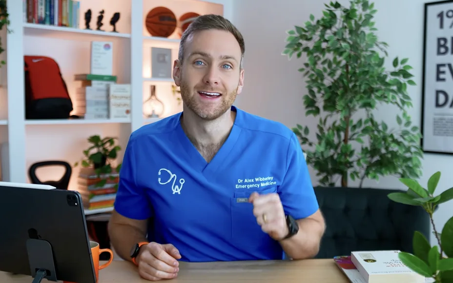 Dr Alex Wibberley, GMC-registered Emergency Medicine doctor and health content creator